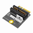 thumbnail image 1 of M.2 NGFF Key +E/E to PCI-E 1X Adapter PCI Express 1X Converter Card with Power Cable, 1 of 6
