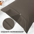 thumbnail image 4 of PiccoCasa 100% Cotton Body Pillowcase Envelope Closure 20"x 55" 1PCS Beaver, 4 of 7