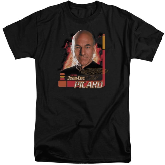 Star Trek - Captain Picard - Tall Fit Short Sleeve Shirt - XX-Large