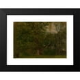 thumbnail image 2 of August Cappelen 14x11 Black Modern Framed Museum Art Print Titled - Wood Near Ulefoss (1848), 2 of 5