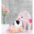 thumbnail image 6 of DolliBu Happy Mother's Day Super Soft Flamingo Plush Hat - Cute Stuffed Animal Hat with Pink Heart Message for Best Mommy, Grandma, Wife, Daughter - Cute Wild Life Plush Toy Gift - 16" Inches, 6 of 6