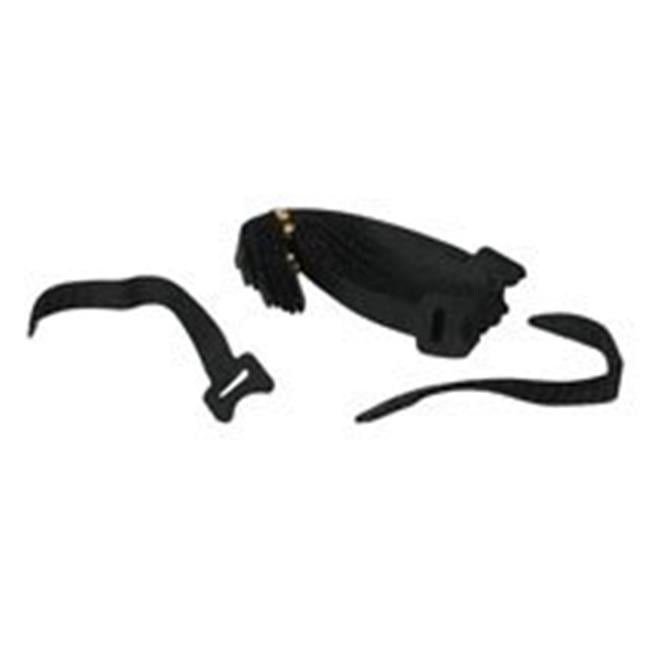 6in Hook-and-Loop Cable Management Straps Black 12pk by FastTrack