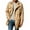 Khaki, variant on Spring Fall Men Double Breasted Casual Lapel Trench Coat Belted Windbreaker