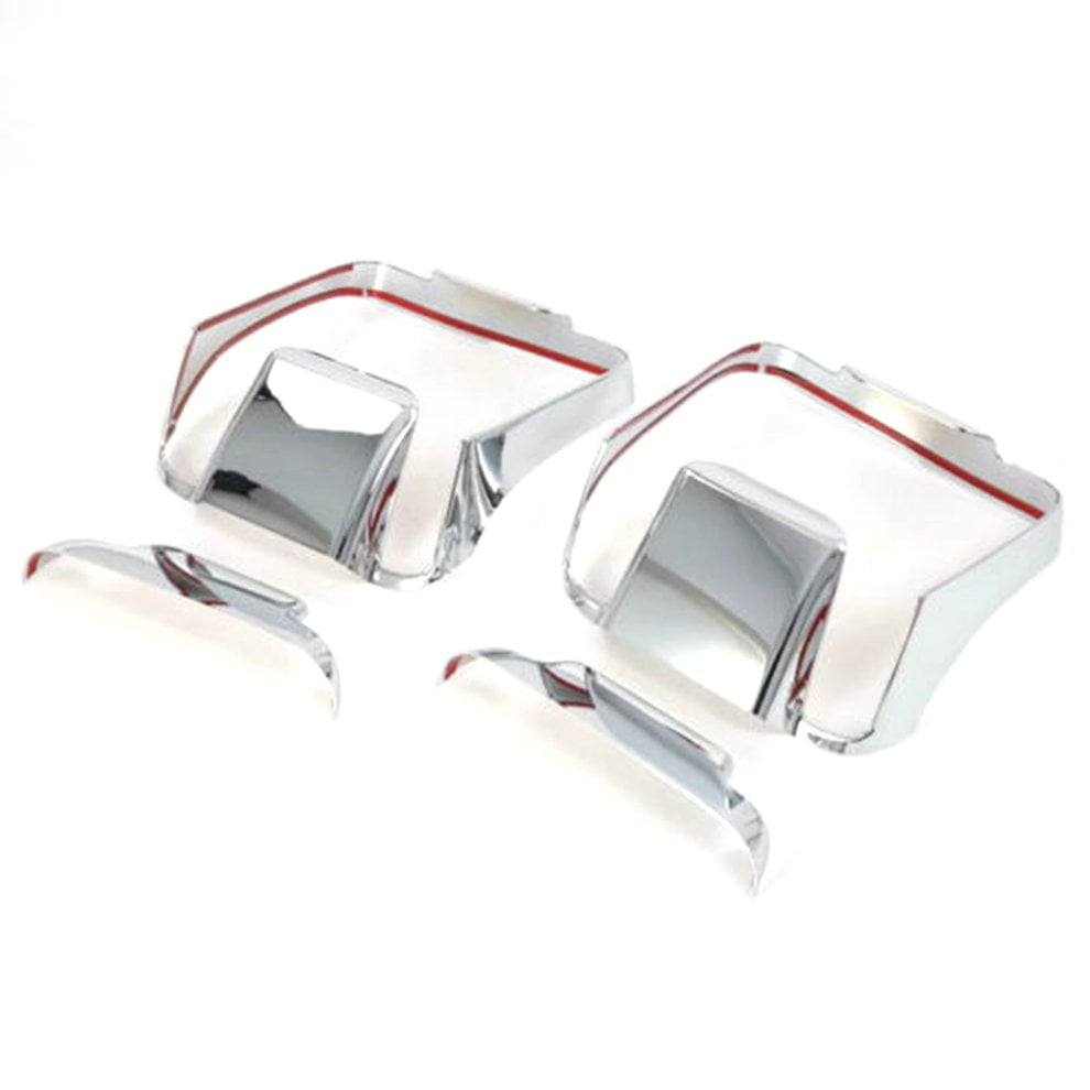 ABS Chrome Tail Rear Light Lamp Cover Trim For Nissan Rogue 2014-2016 
