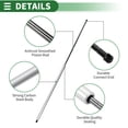 thumbnail image 7 of Unique Bargains 2pcs 40Ib/180N/20kg 36"/915mm Lift Supports Struts Silver Tone for Car Truck, 7 of 7