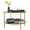 Gold, variant on Natural Concrete Tree Stump Stool, Decorative Side Table with Wood Grain Finish, Round End Table for Living Room, 14.5x17 inch, Rustic Accent Table for Indoors and Outdoors