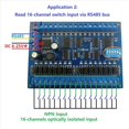 thumbnail image 5 of 4X DC 12V 24V 16 Entradas 16 Salidas RS485 Interruptor de Control Remoto PLC IO Placa de Expansión Modbus RTU Módulo, Solo Placa, 5 of 5