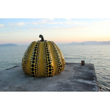 - LAMINATED POSTER Pumpkin Attraction Island Art Sculpture Landmark Poster Print 24 x 36