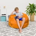 thumbnail image 2 of Posh Creations Bean Bag Chair, Adults, Kids, 4 ft, Basketball, 2 of 3