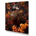 thumbnail image 2 of Designart "Duck Feathered Elegance" Animals Canvas Wall Art - Traditional Brown Duck Entryway Wall Art Print, 2 of 6