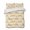 Amber, Mustard, Rust, variant on Quilts Queen Size Bedding Set, Yellow Palm Tree Lightweight Quilted Comforter, Summer Tropical Tree Coastal Beach Soft Reversible Bedspread Coverlet with Pillow Covers for All Season, 90" x 96"