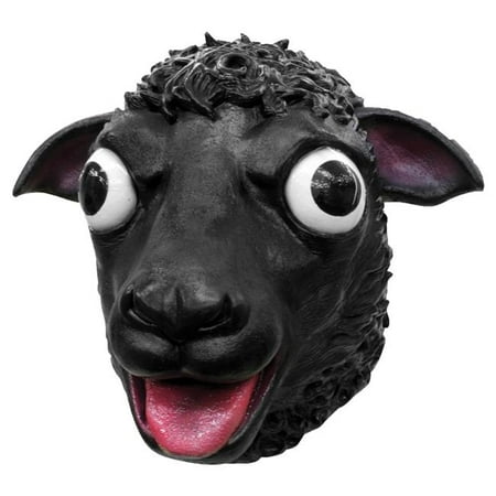 Morris Costumes TB26493 Black Sheep Latex Mask
