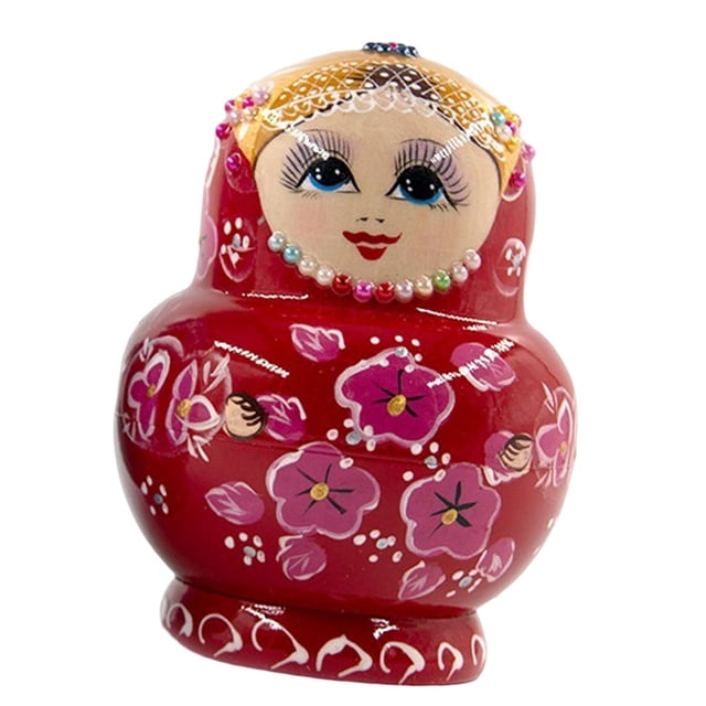 10 piezas Poupées Gigognes Jouet Poupées Gigognes para decoración de mesa Rojo Zulema Muñecas de anidación