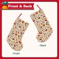 thumbnail image 2 of Lsque Thanksgiving with Food Pattern 18 Inch Christmas Stockings, Festive Holiday Stocking for Christmas Decorations Holiday Decor, 2 of 8