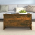 thumbnail image 5 of vidaXL Coffee Table Smoked Oak 80x55.5x41.5 cm Engineered Wood, 5 of 5