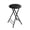 Black-Single, variant on Folding Stool - Backless 24-inch With 225lb Capacity For Kitchen Or Rec Room Portable Indoor Counter Bar Stools (red)
