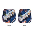 thumbnail image 3 of Balery Colorful Sushi Food Art Pantalones cortos deportivos para mujer con forro y dos bolsillos, elásticos, para entrenamiento, gimnasio, yoga-XX-Large, 3 of 7
