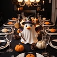thumbnail image 4 of Witch Hat Ghost Duck Resin Halloween Statue, Cute Spooky Tabletop Figurine, Fall Mantel Shelf Ornament for Home Living Room, Party Counter And Holiday Table Decor, 4 of 6