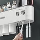 thumbnail image 4 of Soporte de adsorción magnética para cepillo de dientes, dispensador de pasta de dientes Automático Doble montado en la pared, estante, accesorios de baño, 4 of 4