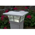 thumbnail image 2 of 5x5 White PVC Prestige Solar Post Cap - 2 Pack, 2 of 8