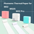 thumbnail image 1 of Phomemo White Self-Adhesive Thermal Paper, Glossy Printable Sticker Paper for Phomemo Portable Bluetooth Pocket Mobile, 1 of 4