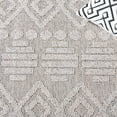 thumbnail image 5 of SAFAVIEH Global Anthony Diamond Indoor/Outdoor Area Rug, Grey/Ivory, 9' x 12', 5 of 6