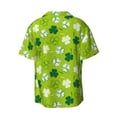 thumbnail image 2 of Haiem St Patrick's Day7 Men's Casual Shirts Short Sleeve Button Down Shirts Fashion Textured Summer Beach Shirt-X-Large, 2 of 7