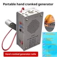 thumbnail image 2 of Hand Crank Generator - Portable Power Station for Emergency Power Backup,Manual Charging Station for Phones, Radios & LED Lights During Outages, Camping, 2 of 6