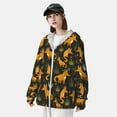 thumbnail image 3 of Gaeub Funny Fox by the Field Men's and Women's UPF 50+ Long-Sleeved Sun Protection Clothing, Fishing Shirt Long Sleeve Zip-3X-Large, 3 of 7