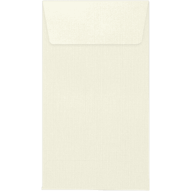 LUXPaper #5 1/2 Coin Envelopes, 3 1/8 x 5 1/2, Natural Linen, 50/Pack