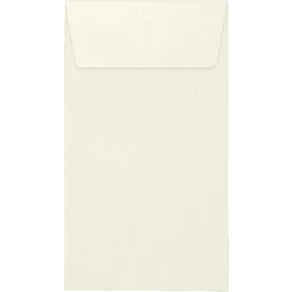 LUXPaper #5 1/2 Coin Envelopes, 3 1/8 x 5 1/2, Natural Linen, 50/Pack