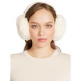 thumbnail image 5 of Madden NYC Women's Boucle Trim Earmuff Ivory, 5 of 6