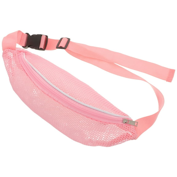 WRITWAA Mesh Fanny Pack for Women, Waist Bag for Sports, Travel, Running, Adjustable Belt, Lightweight and Stylish