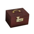thumbnail image 2 of Vintage Style Wooden Piggy Bank Treasure Chest with Lock Jewelry Storage Case Saving Box Decorative Box Collection for Adults, 2 of 8