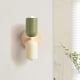 thumbnail image 2 of Double Head Wall Sconce, Modern Decorative Wall Light for Fixture Living Room, Bedroom (Style 2: Green Green), 2 of 5