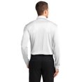 thumbnail image 2 of Port Authority Silk Touch Performance Long Sleeve Polo-2XL (White), 2 of 6