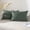 Spruce Green, variant on Jepeak Woven Textured Throw Pillow Covers Cushion Cases Pack of 2 Solid Linen Decorative Rectangle Pillow Cover for Sofa Bed Couch (16x24 inch, Spruce Green)