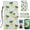 Cactus, variant on 2021 iPhone 13 Mini Case (5.4 Inch) - TECH CIRCLE Synthetic Leather/Silicone Flip Cute Wallet Case with [Card Holders] Slim Fit Lightweight Fold Stand Folio Cover (Cactus)