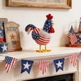thumbnail image 5 of Nkmbld 4th of July Table Decorations Patriotic Turkey Figurine Tiered Tray Decor for Independence Day Tabletop Centerpieces Home Kitchen Office Desk Shelf, 5 of 8
