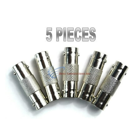 5 PCS BNC Double Female to Female Adapter Connector Coupler Install NF-19 (Best Connector For Glock)