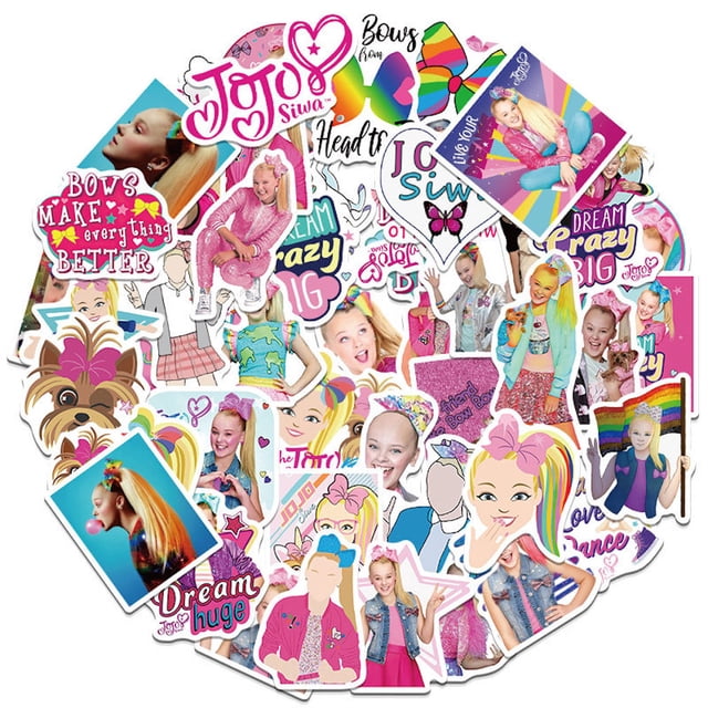 Paquete de pegatinas Jojos Siwas Anime, 50 unidades, 3-8 cm, resistentes al agua