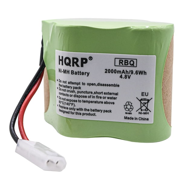 HQRP Batterie rechargeable 4,8 V 2,0 Ah pour Euro-Pro Shark