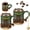 2PCS, variant on 3D Irish Pub Beer Mug, 10oz Stainless Steel Lined Resin Tankard, Collectible Coffee Mug for Irish Culture Enthusiasts Home Bar Decor, Gift for Men,Dad Pub Lovers