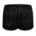 thumbnail image 5 of COMVALUE Women's Sequin Mini Shorts Glitter Low Rise Skinny Sparkly Rave Party Shorts (Black, M), 5 of 6