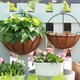 thumbnail image 5 of Yirtree Metal Hanging Planter Basket Hanging Flower Pot Basket & Coco Coir Liner for Indoor/Outdoor Garden Décor, Perfect for Home, Garden, Patio, Deck, 5 of 8