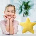 thumbnail image 5 of Cute Star Plush Toy – Soft Yellow Starfish Plush Pillow , Kawaii Stuffed Star Cushion, 5 of 5