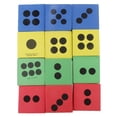 thumbnail image 1 of Docena de espuma para jugar dados, favores de de cumpleaños para niños, juguetes educativos de 2.5 pulgadas CUTICAT Dados espuma, 1 of 5