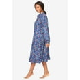 thumbnail image 3 of Only Necessities Plus Size Cotton Flannel Print Short Gown, 3 of 5