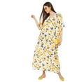 thumbnail image 3 of Oussum Women Plus Size Kaftan Dresses for Ladies Kimono Sleeve Caftan Long Maxi Kaftans Online, 3 of 8