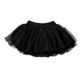 thumbnail image 2 of Delliss Girls' Dance Skirt Half Body Tulle Fluffy Ballet Skirt 6-17 Years, 2 of 3